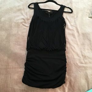 Black mini dress